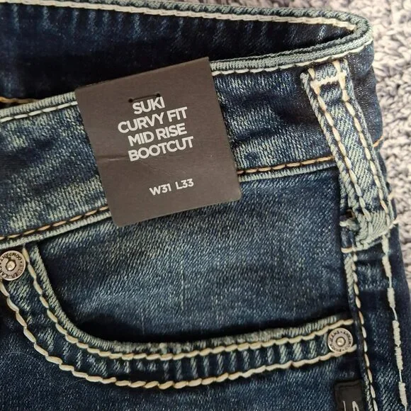 Silver Jeans Co Blue Jeans NWT Size 31/33 - Picture 7 of 8